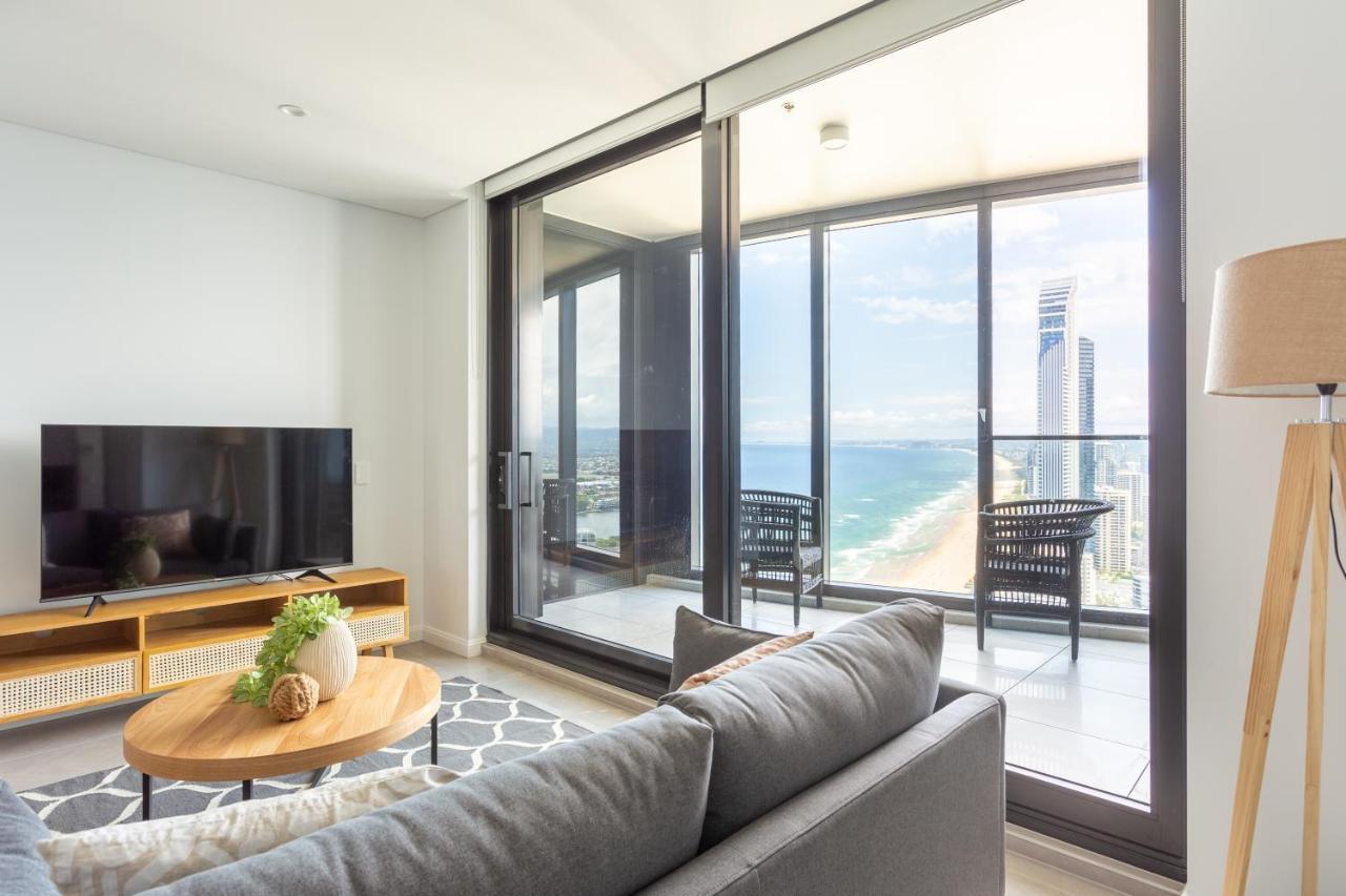 Sea View Beachfront Apartment In Surfers غولد كوست المظهر الخارجي الصورة